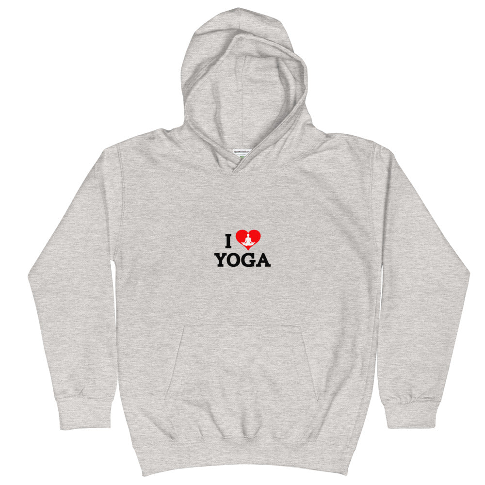 I LOVE YOGA- Kids Hoodie