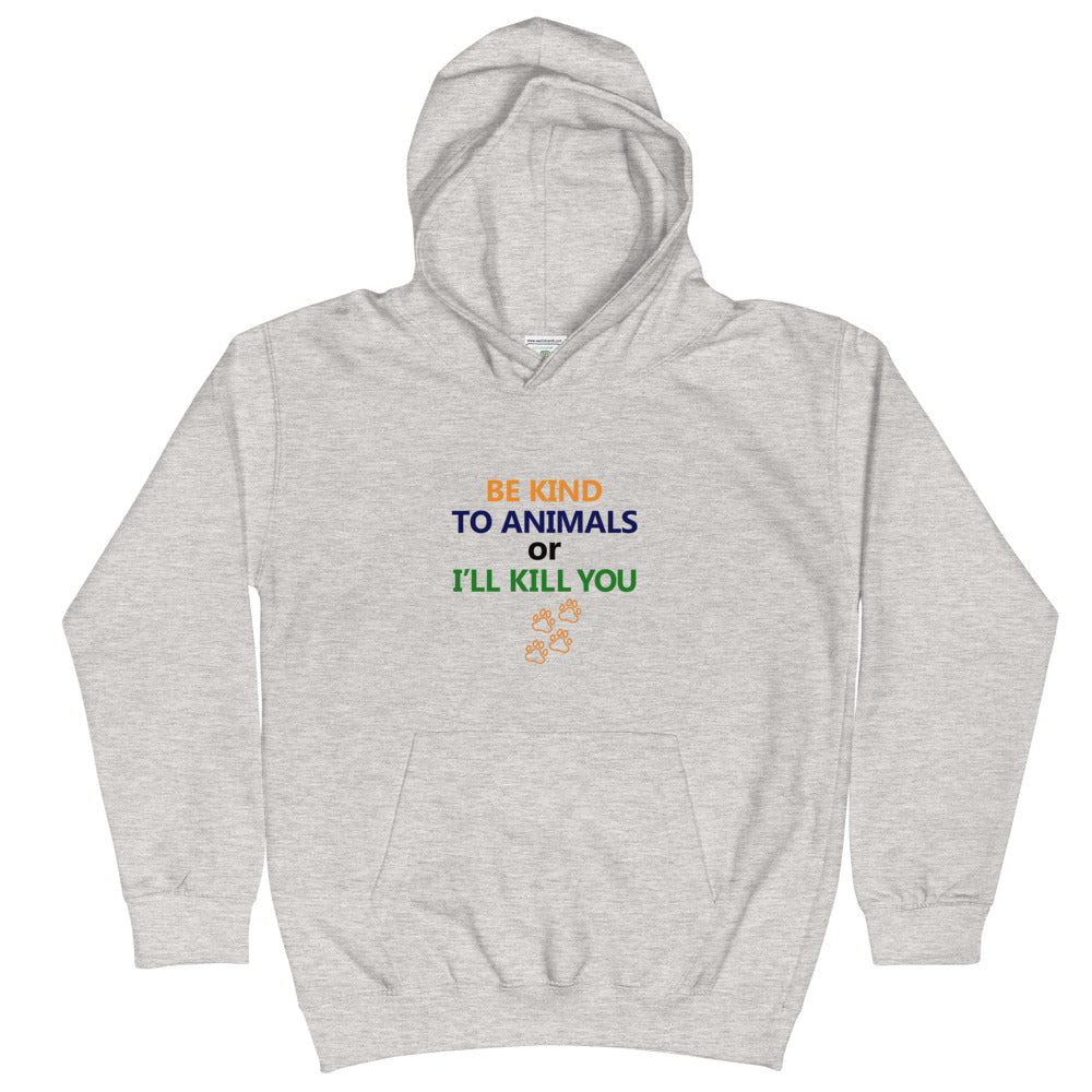 BE KIND TO ANIMALS - Kids Hoodie