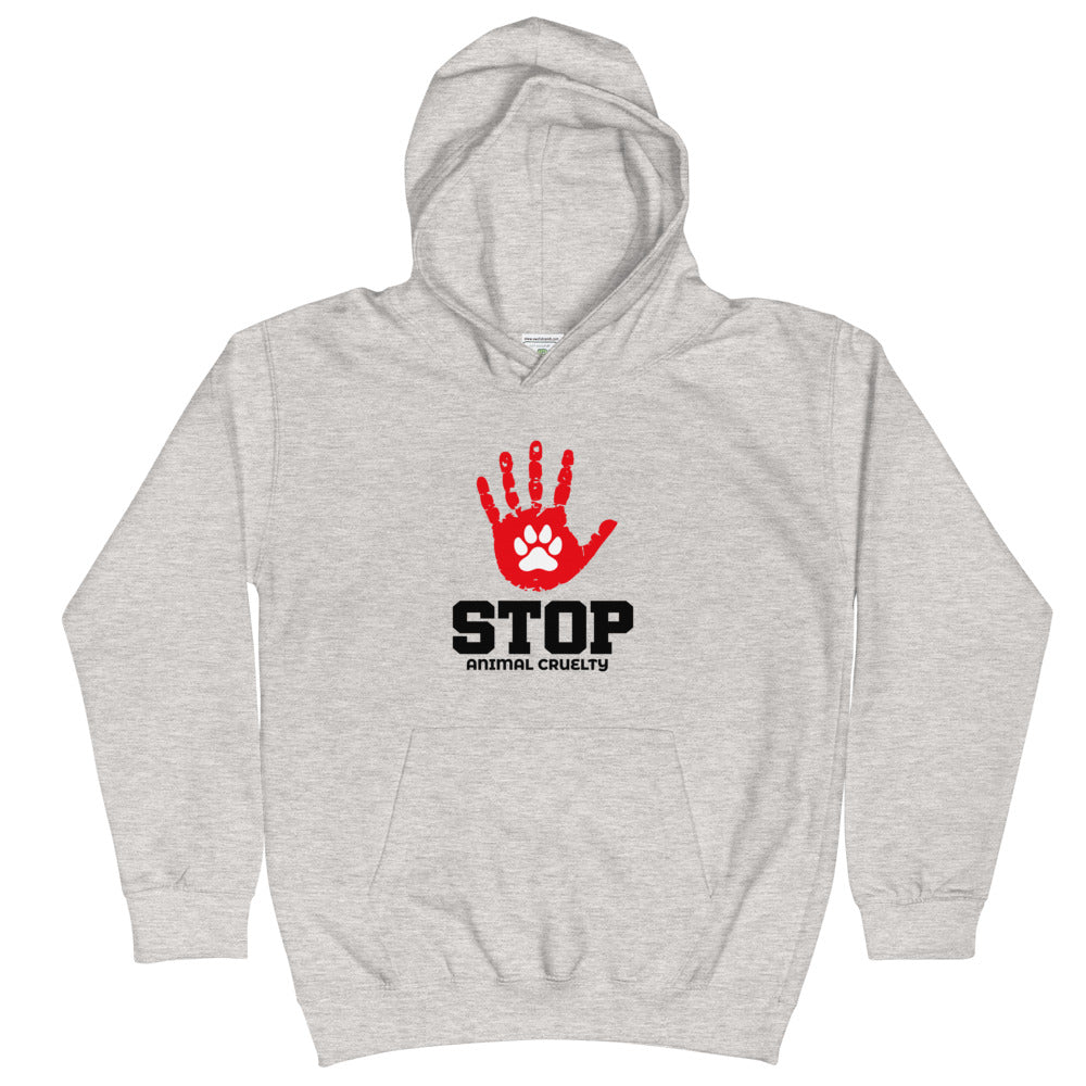 STOP ANIMAL CRUELTY - Kids Hoodie