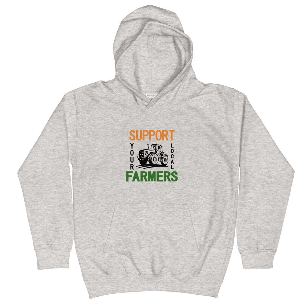 SUPPORT YOUR LOCAL FARMERS - Kids Hoodie