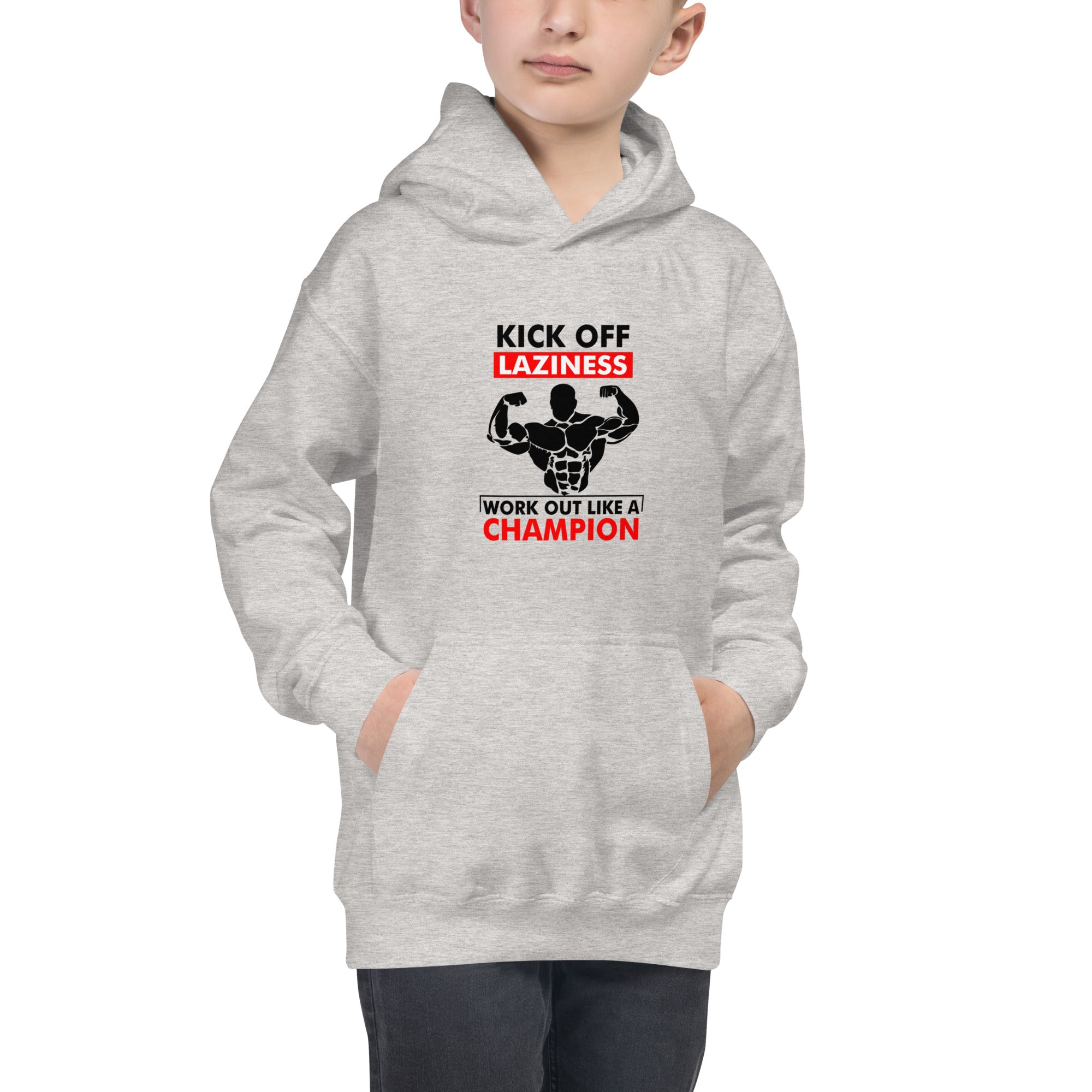 KICK OFF LAZINESS - Kids Hoodie