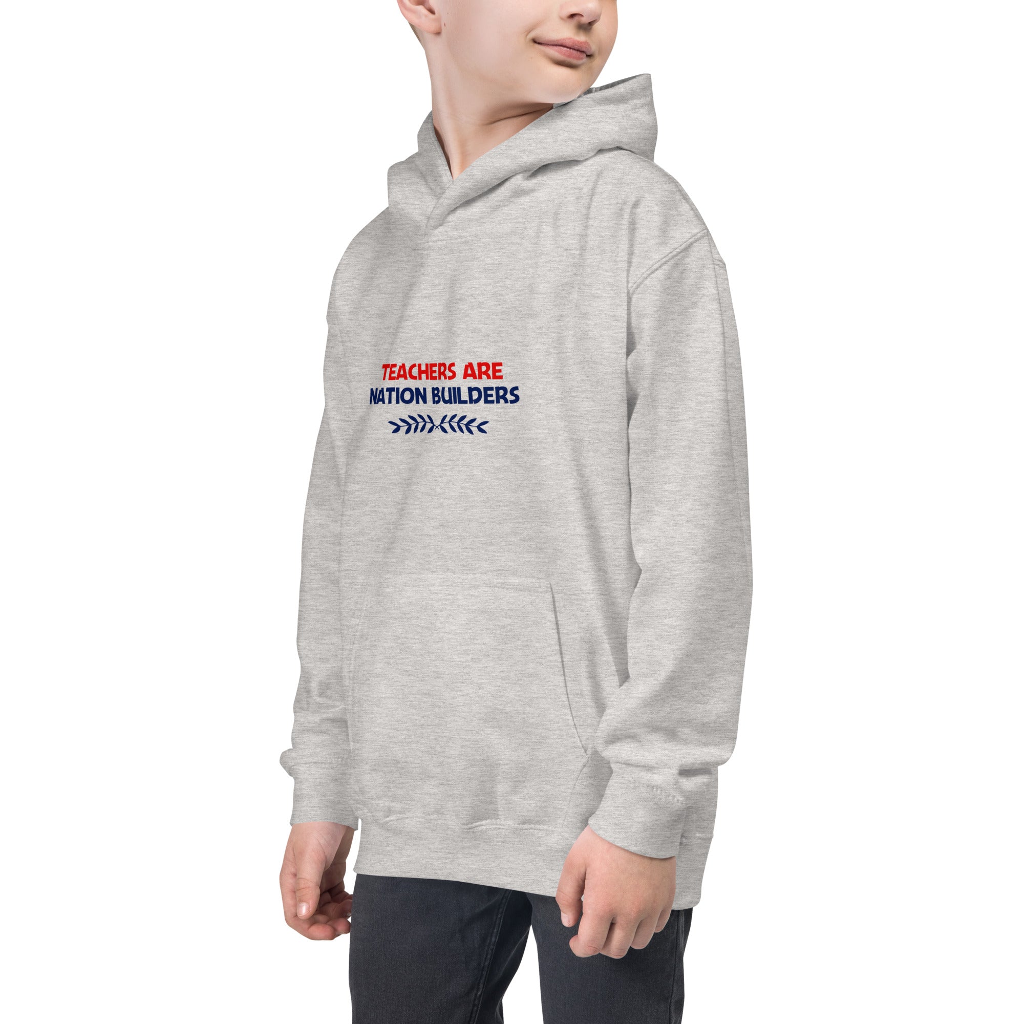 TEACHERS ARE NATION BUILDERS - Kids Hoodie