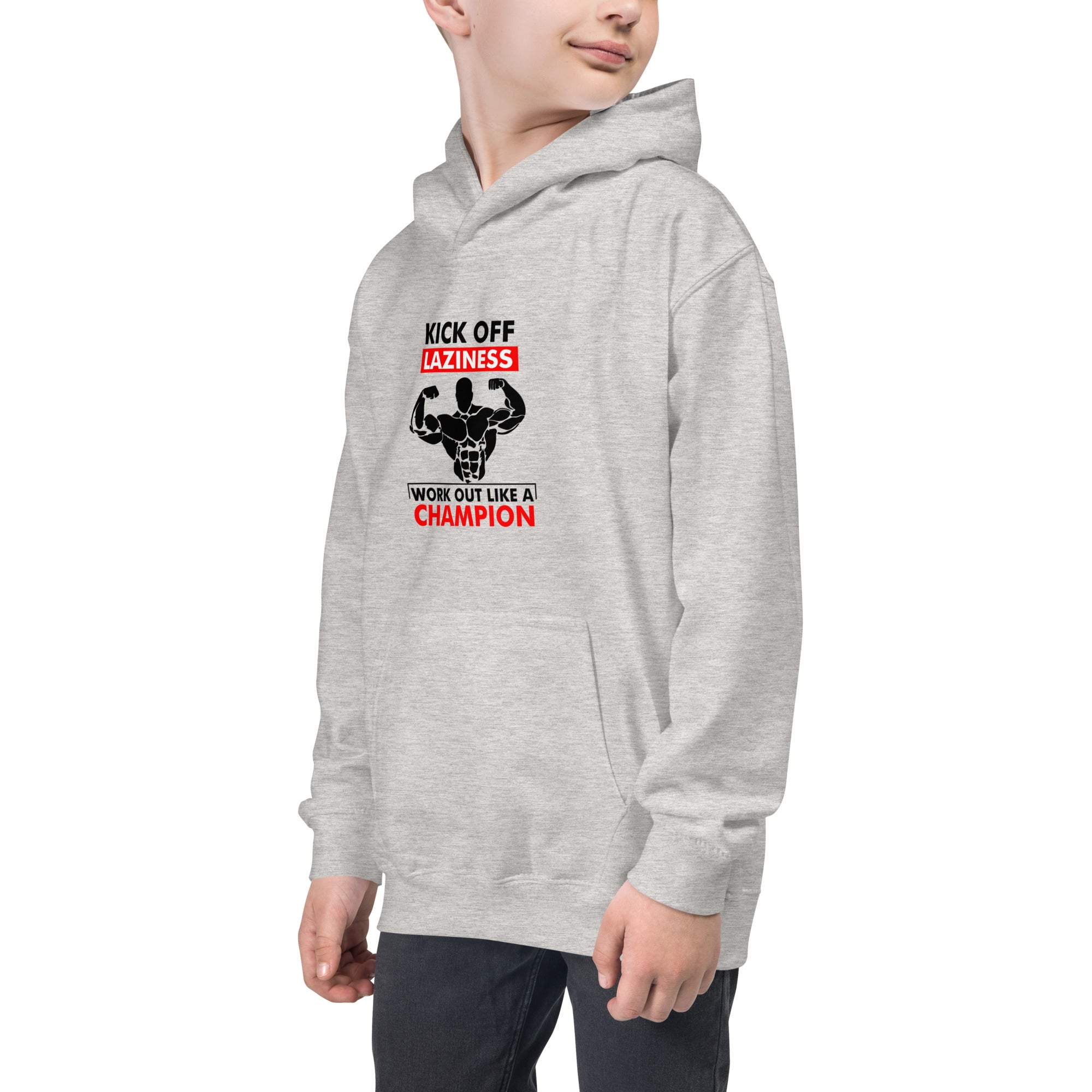 KICK OFF LAZINESS - Kids Hoodie