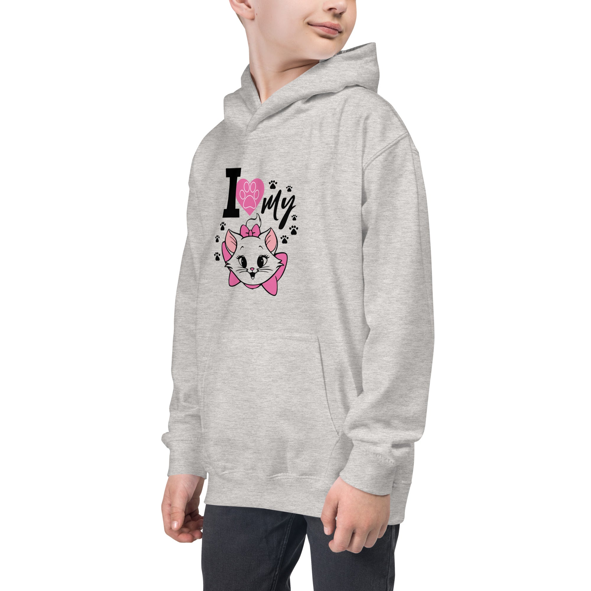 I LOVE MY CAT - Kids Hoodie