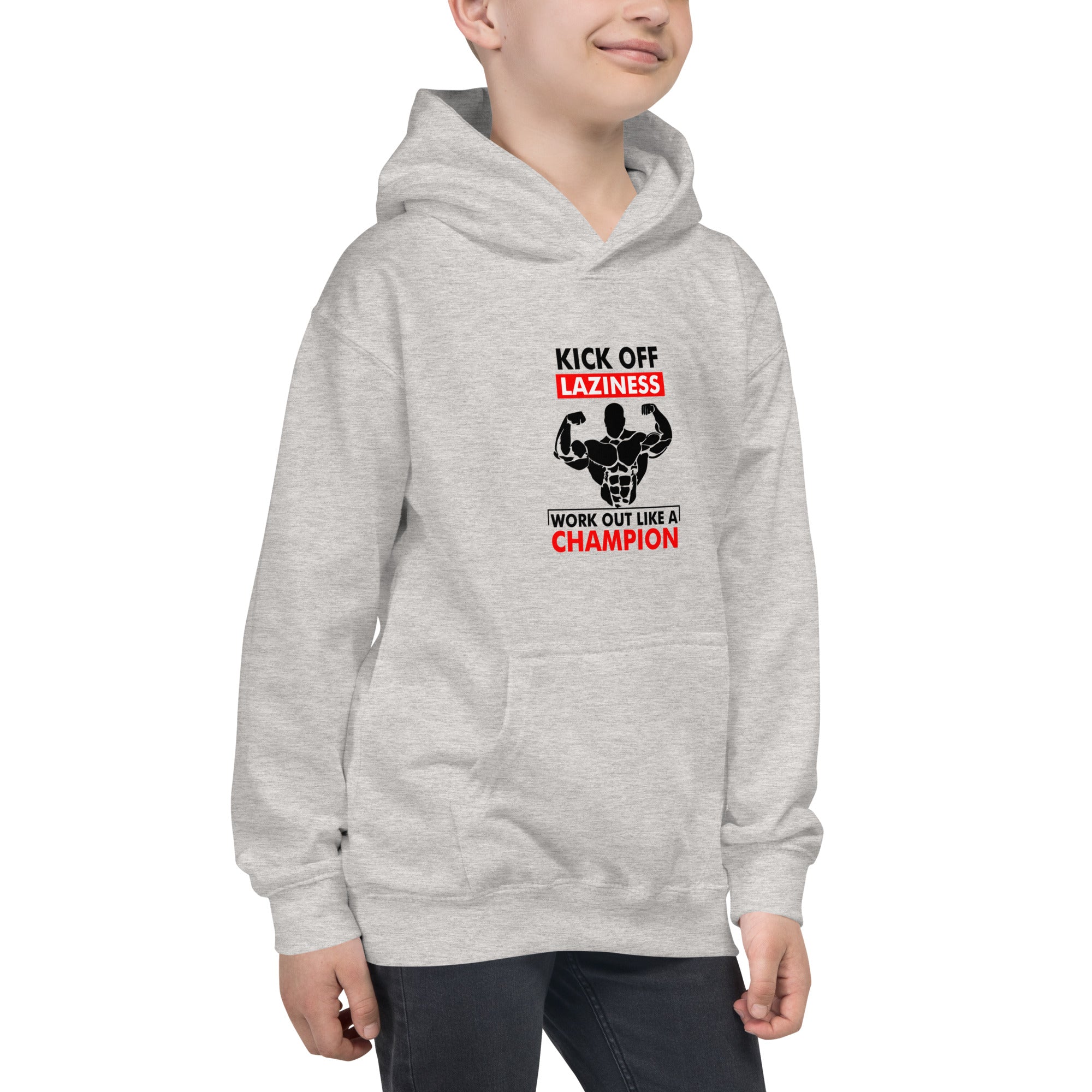 KICK OFF LAZINESS - Kids Hoodie