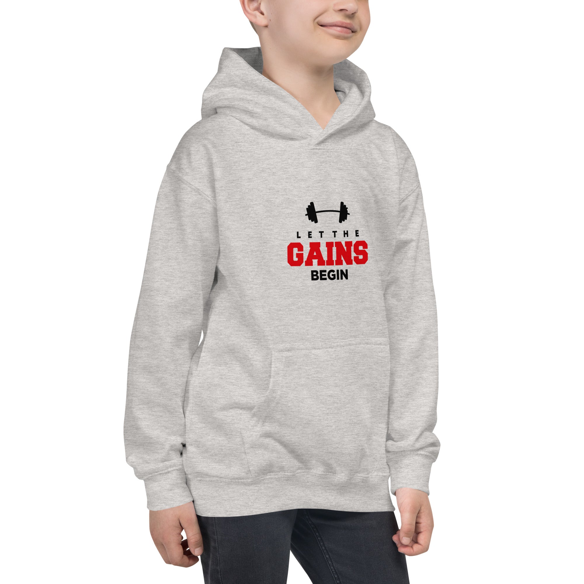 LET THE GAINS BEGIN - Kids Hoodie