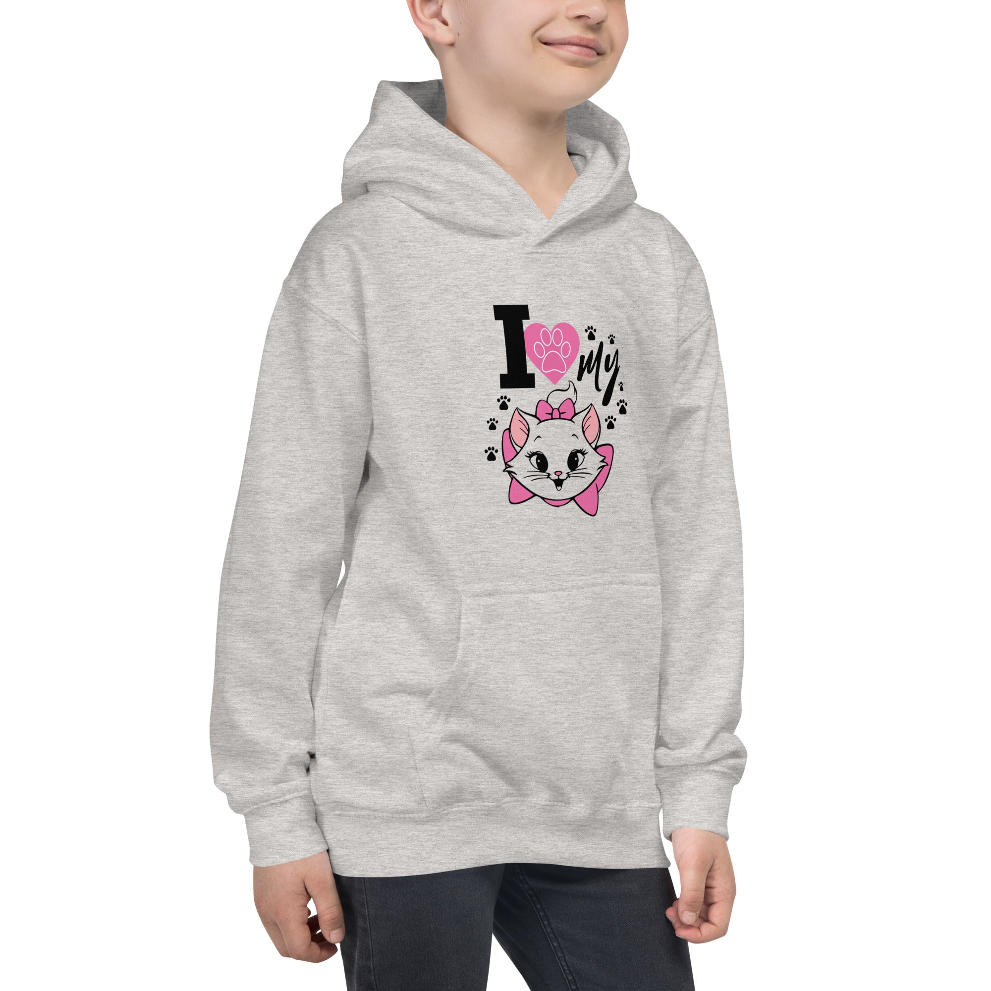 I LOVE MY CAT - Kids Hoodie