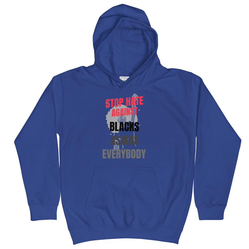 STOP HATE AGAINST EVERYBODY - Kids Hoodie