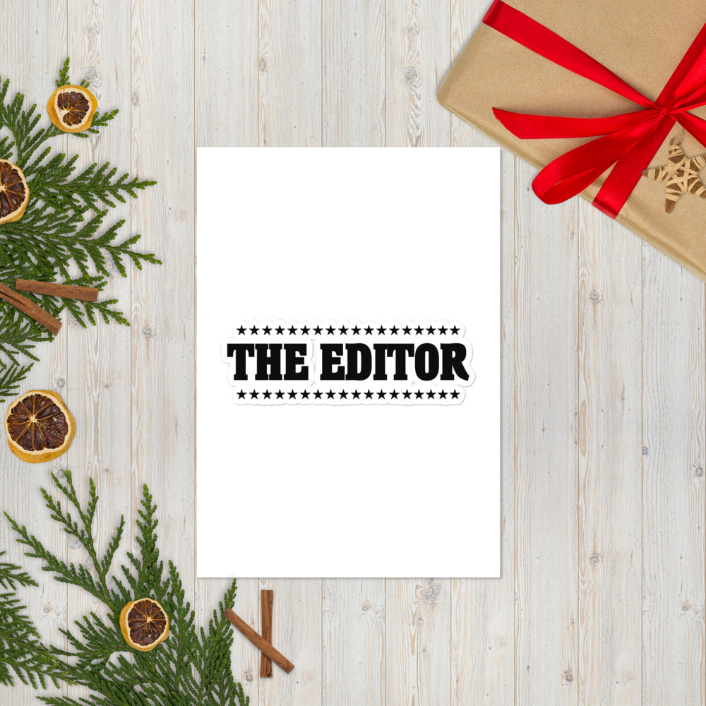 THE EDITOR - Sticker sheet