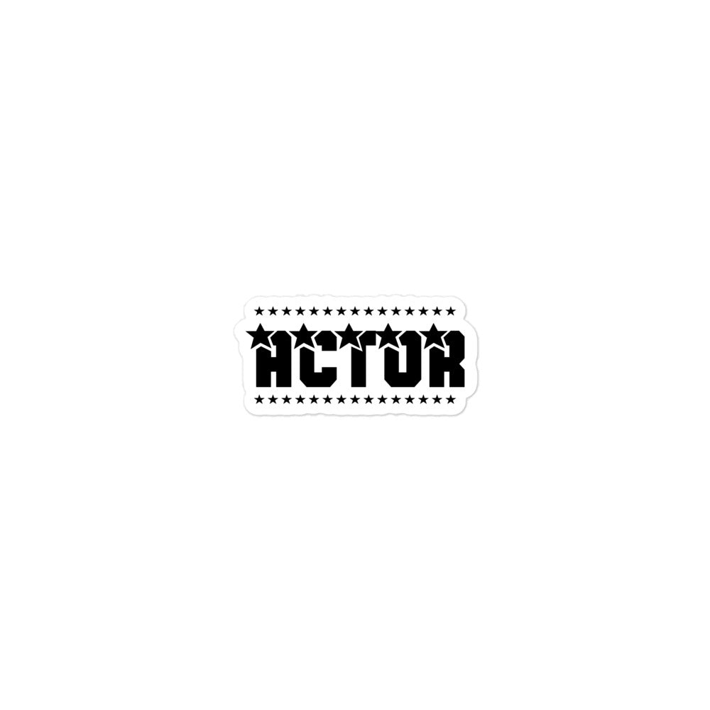 ACTOR - Bubble-free stickers