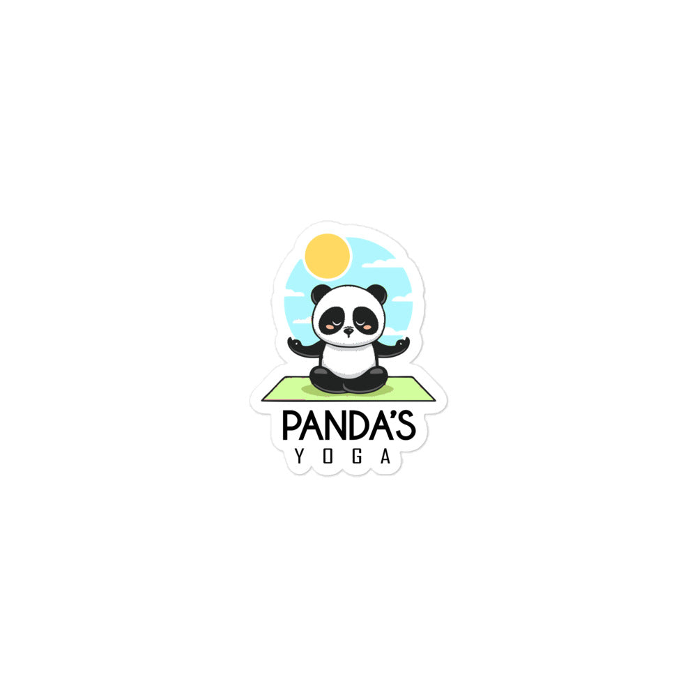 PANDA'S YOGA - Bubble-free stickers