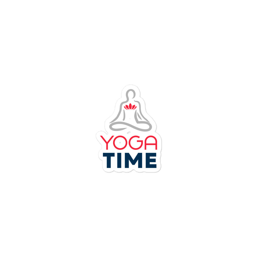 YOGA TIME - Bubble-free stickers