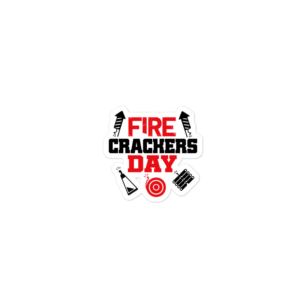 FIRE CRACKERS DAY - Bubble-free stickers