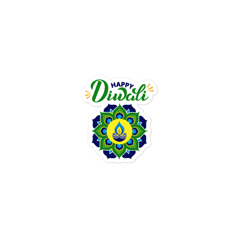 HAPPY DIWALI - Bubble-free stickers