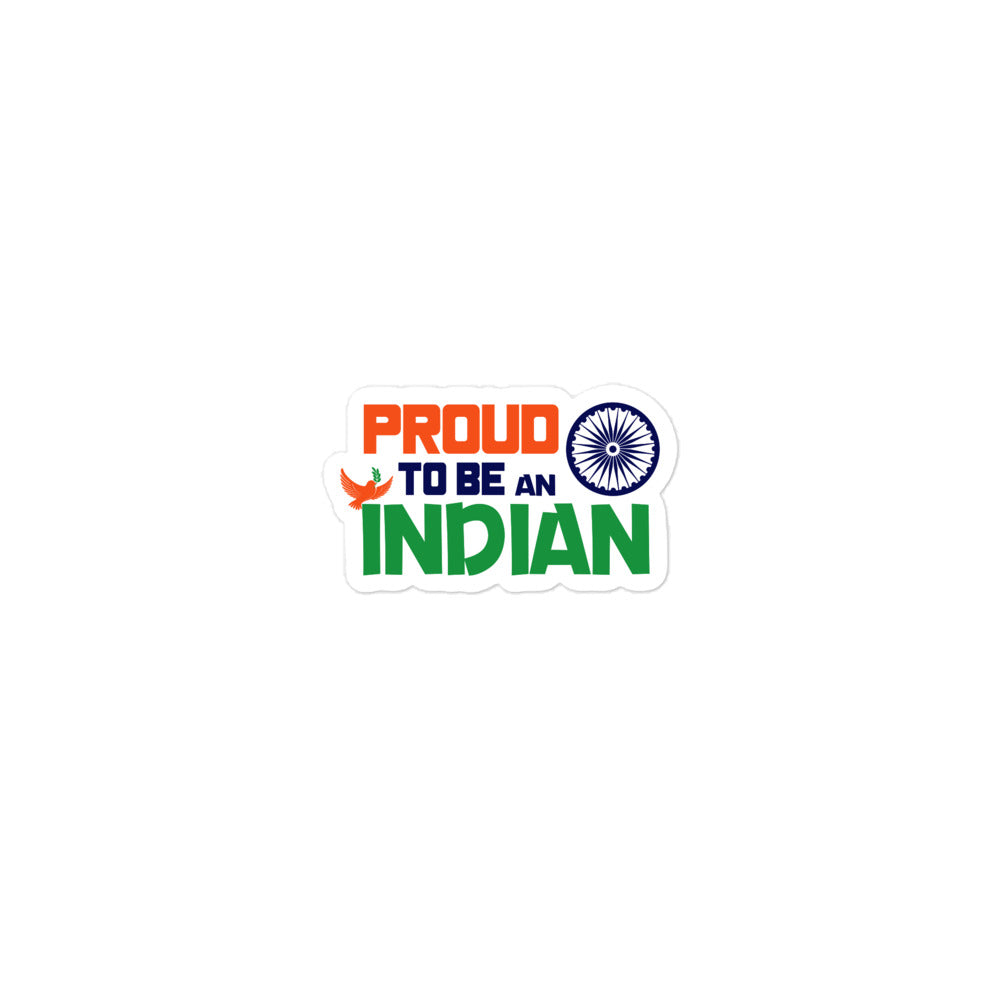 PROUD TO BE AN INDIAN - Bubble-free stickers