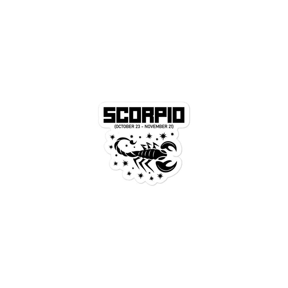 SCORPIO - Bubble-free stickers