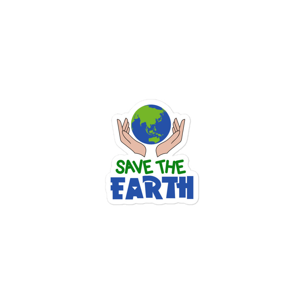 SAVE THE EARTH - Bubble-free stickers