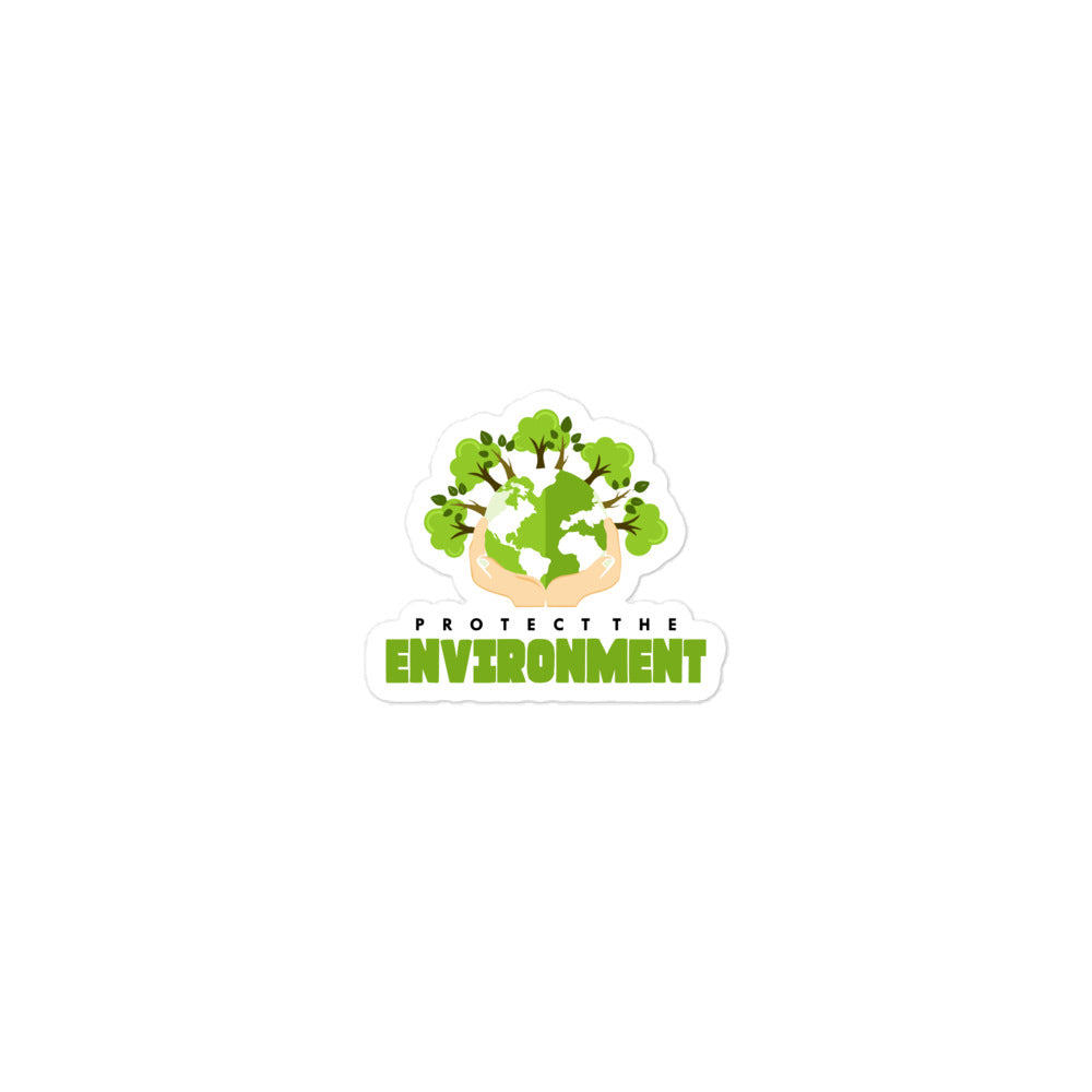 PROTECT THE ENVIRONMENT - Bubble-free stickers