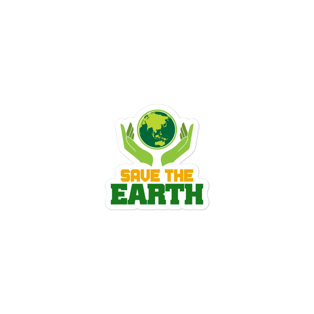 SAVE THE EARTH - Bubble-free stickers