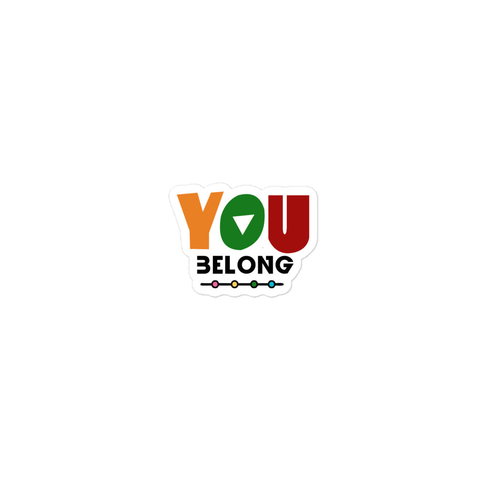 YOU BELONG - Bubble-free stickers