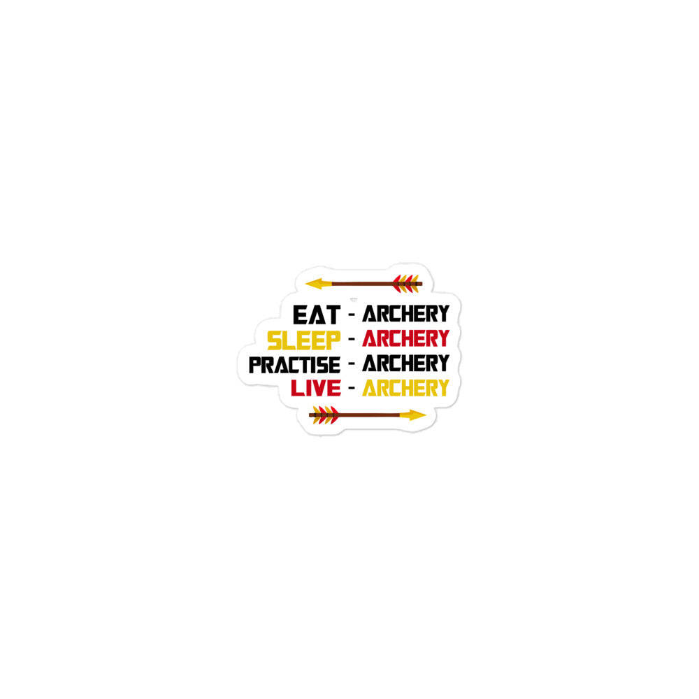 EAT-ARCHERY... - Bubble-free stickers