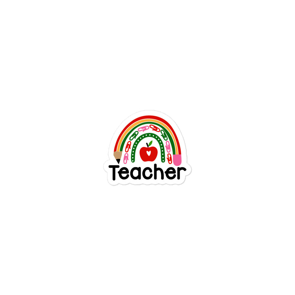 TEACHER - Bubble-free stickers