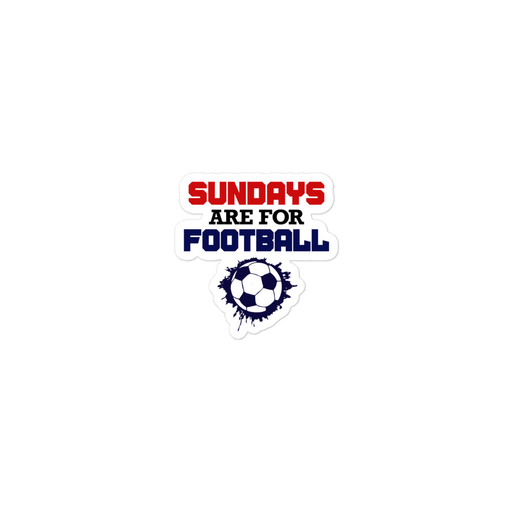 SUNDAYS ARE FOR FOOTBALL - Bubble-free stickers