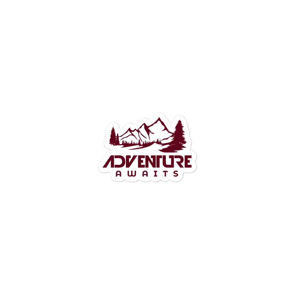 ADVENTURE AWAITS - Bubble-free stickers