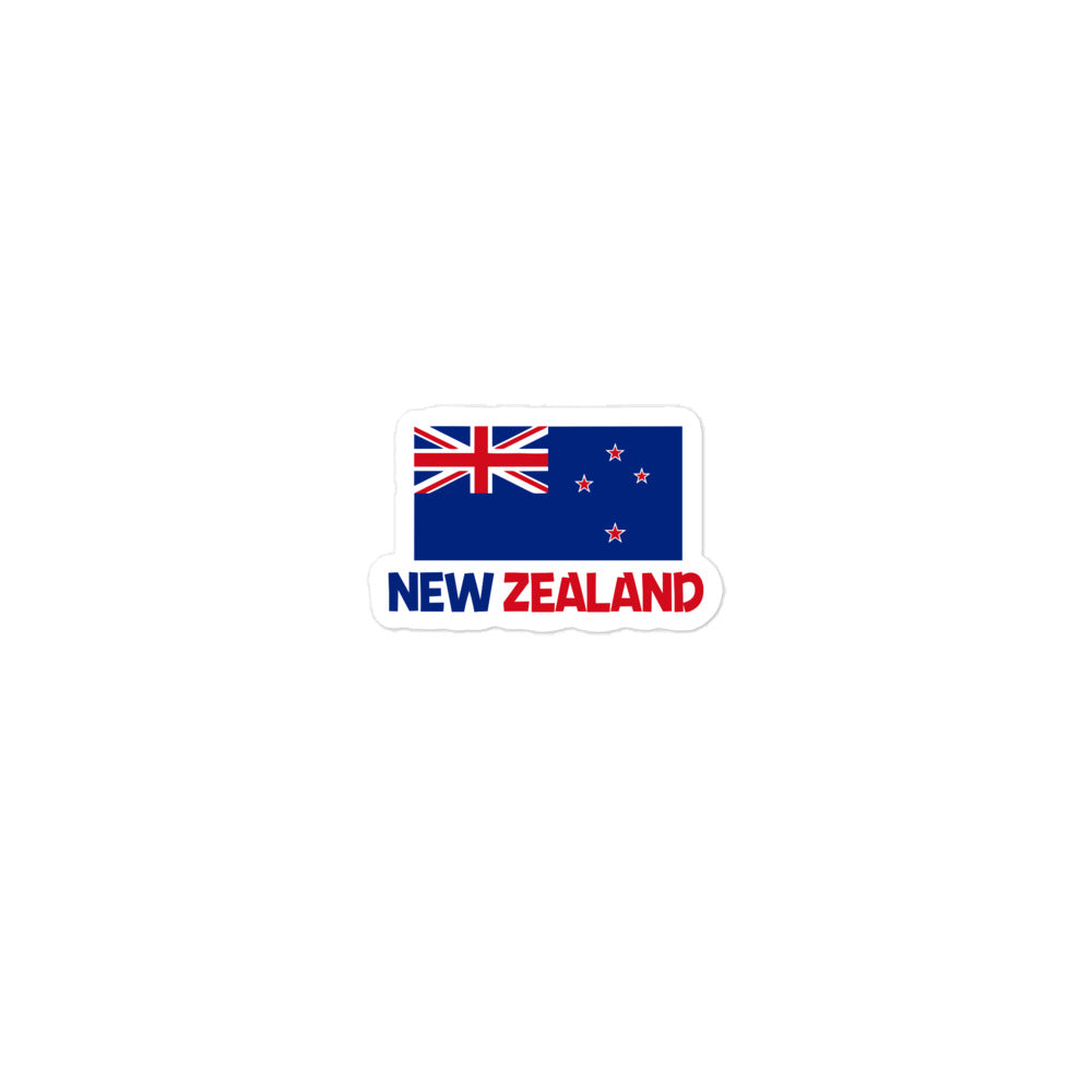 NEW ZEALAND - Bubble-free stickers