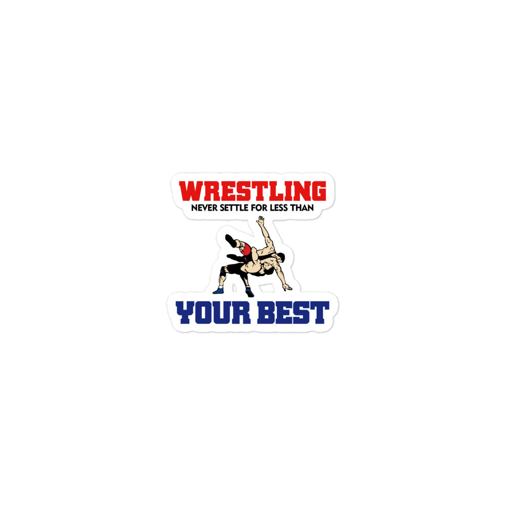 WRESTLING - Bubble-free stickers