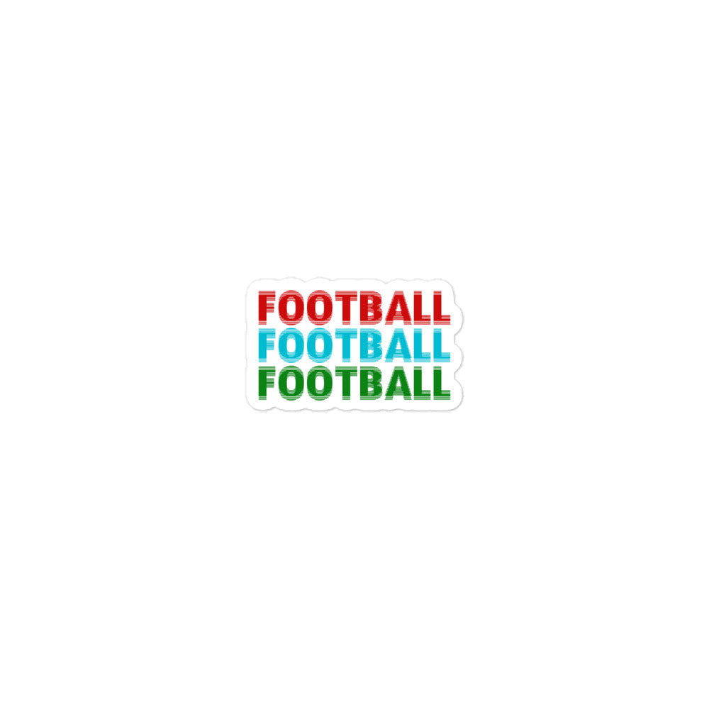 FOOTBALL - Bubble-free stickers