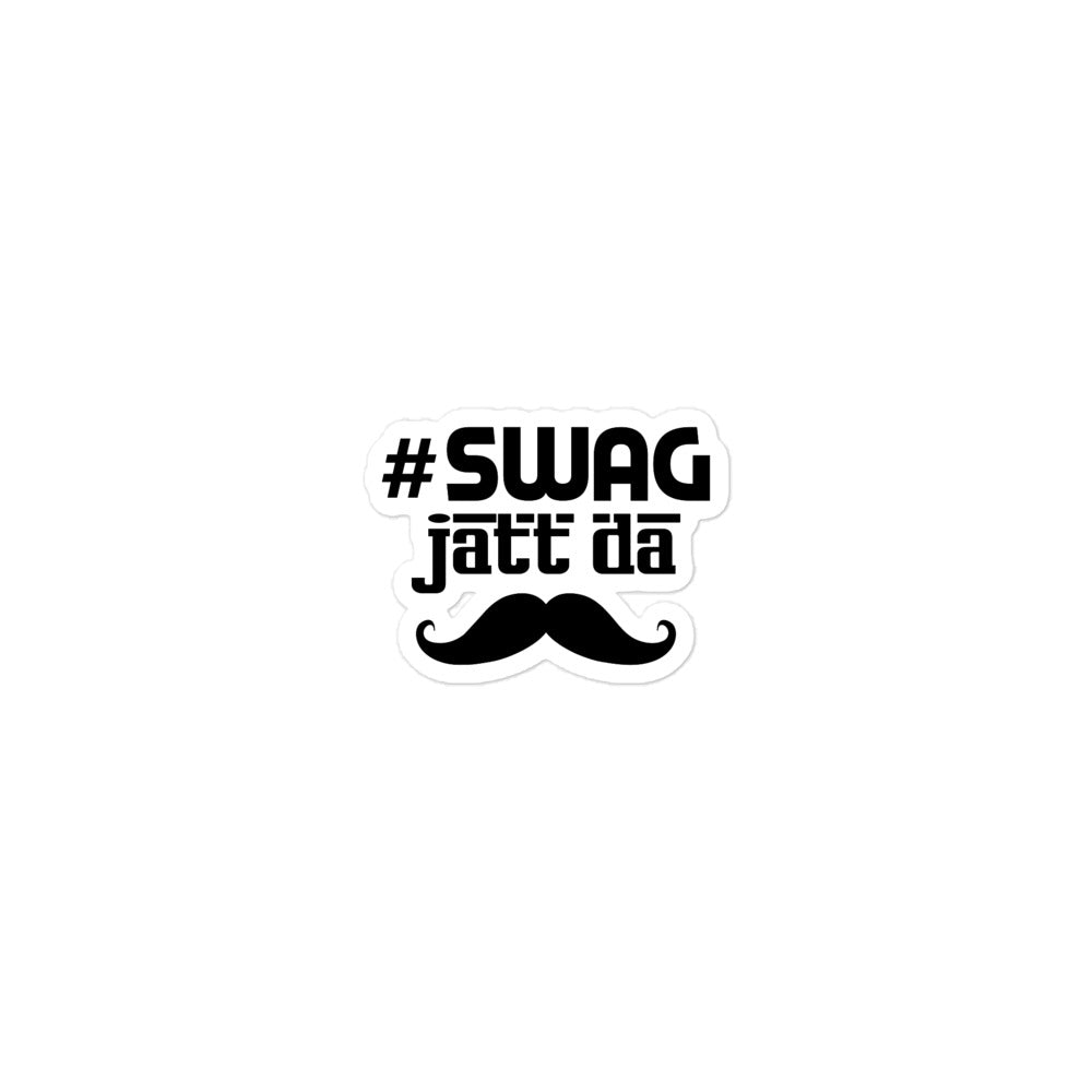 SWAG JATT DA - Bubble-free stickers