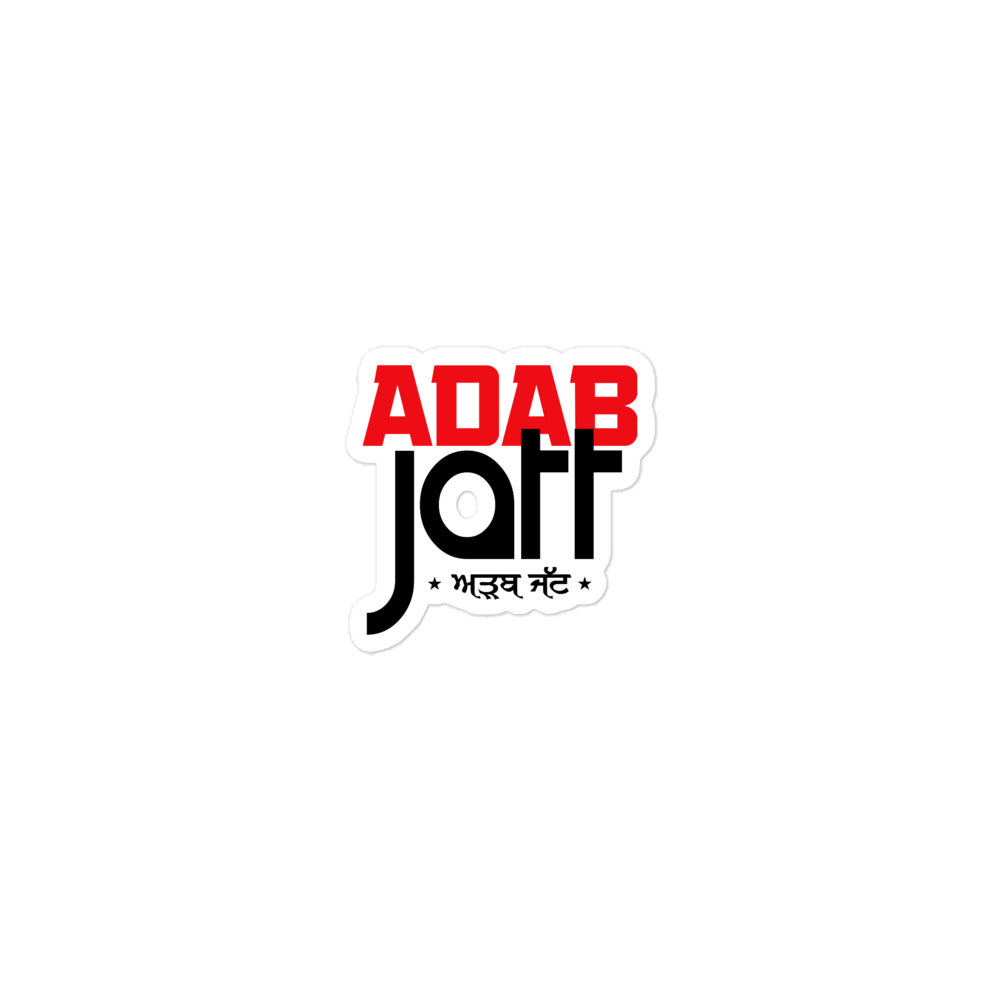 ADAB JATT - Bubble-free stickers