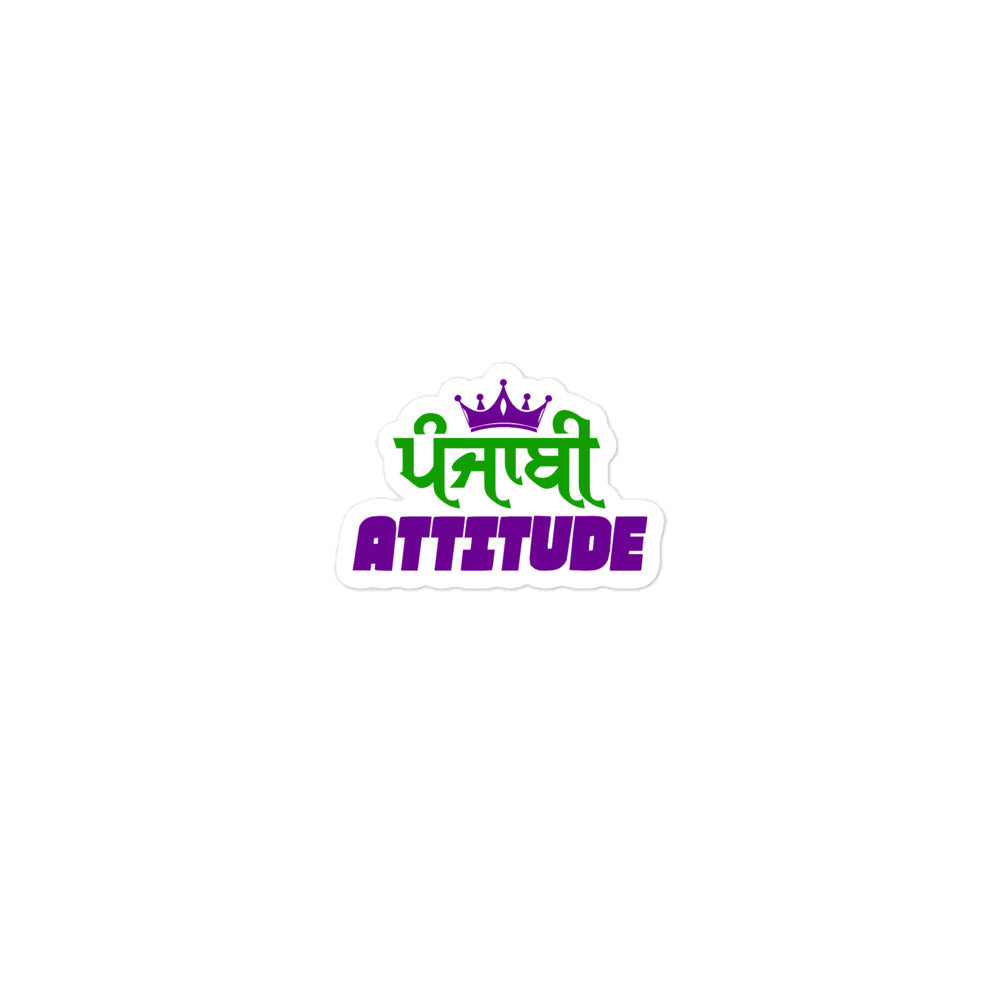 PUNJABI ATTITUDE - Bubble-free stickers