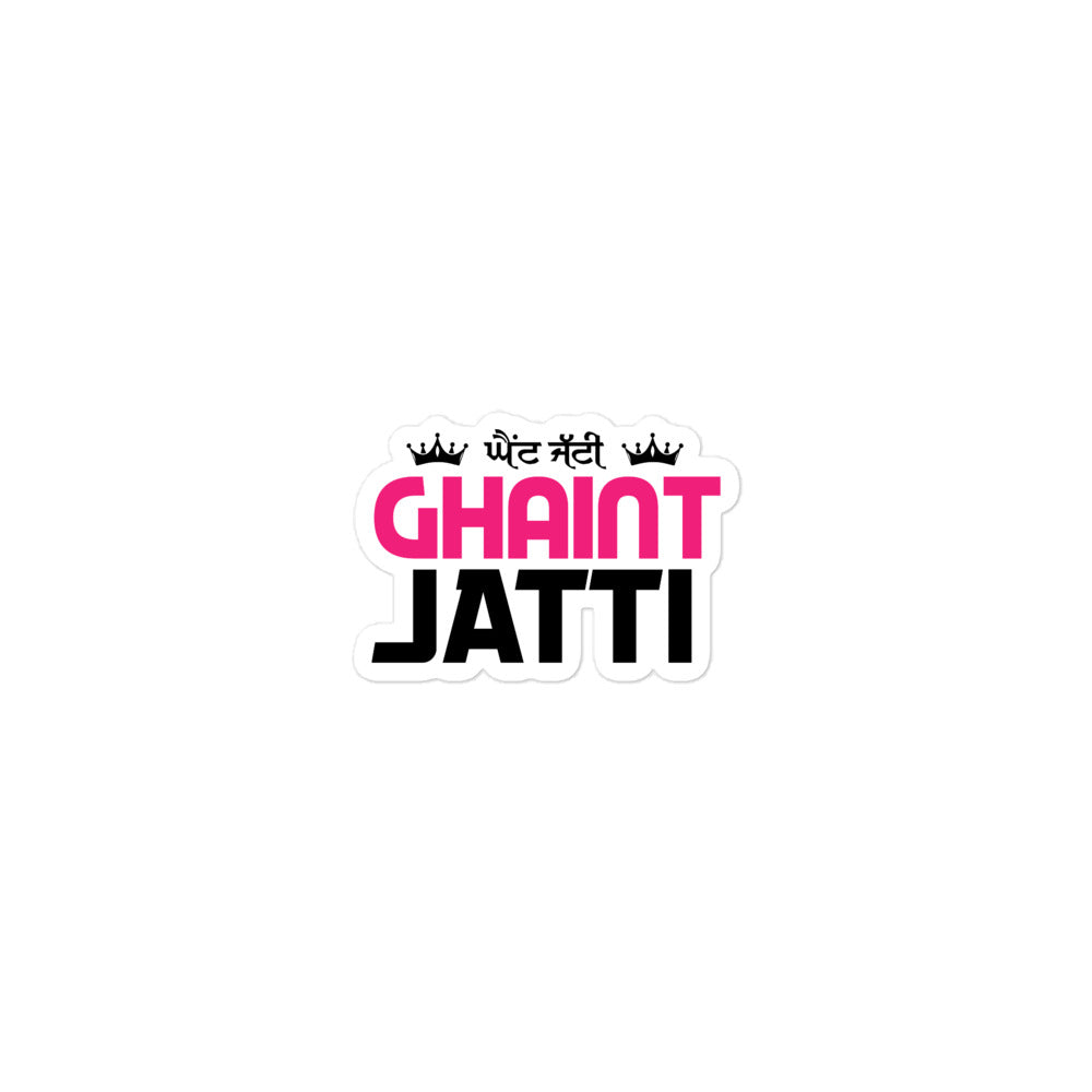 GHAINT JATTI - Bubble-free stickers