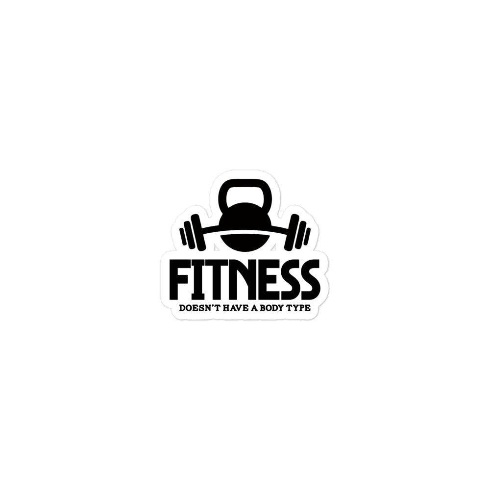 FITNESS - Bubble-free stickers