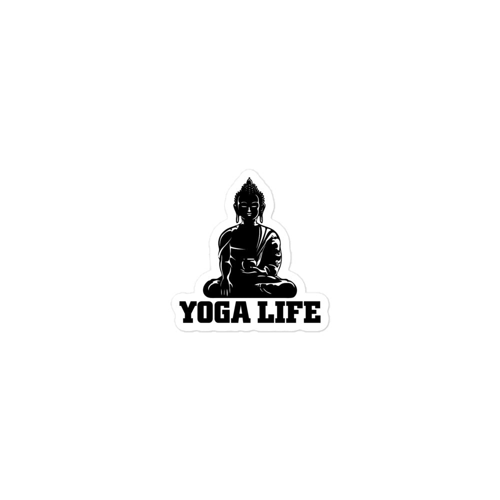 YOGA LIFE - Bubble-free stickers