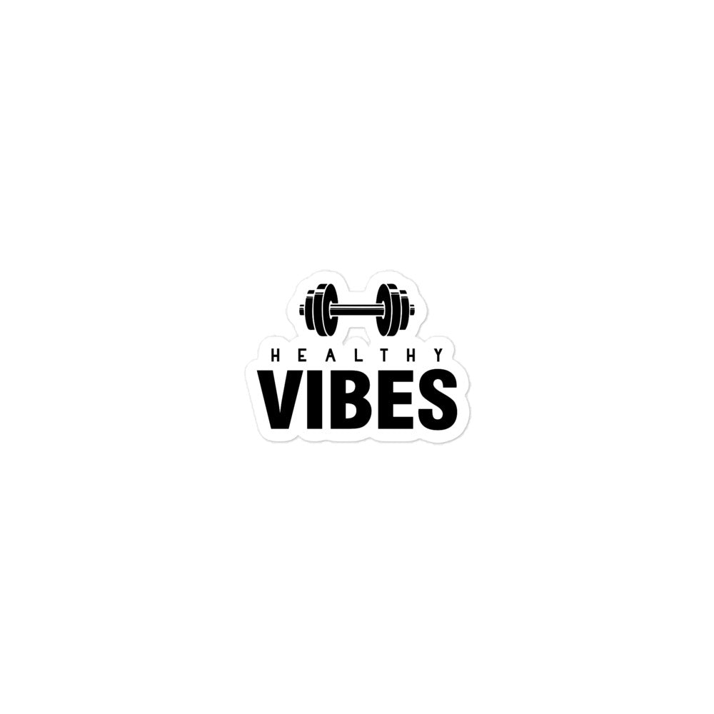 HEALTHY VIBES - Bubble-free stickers