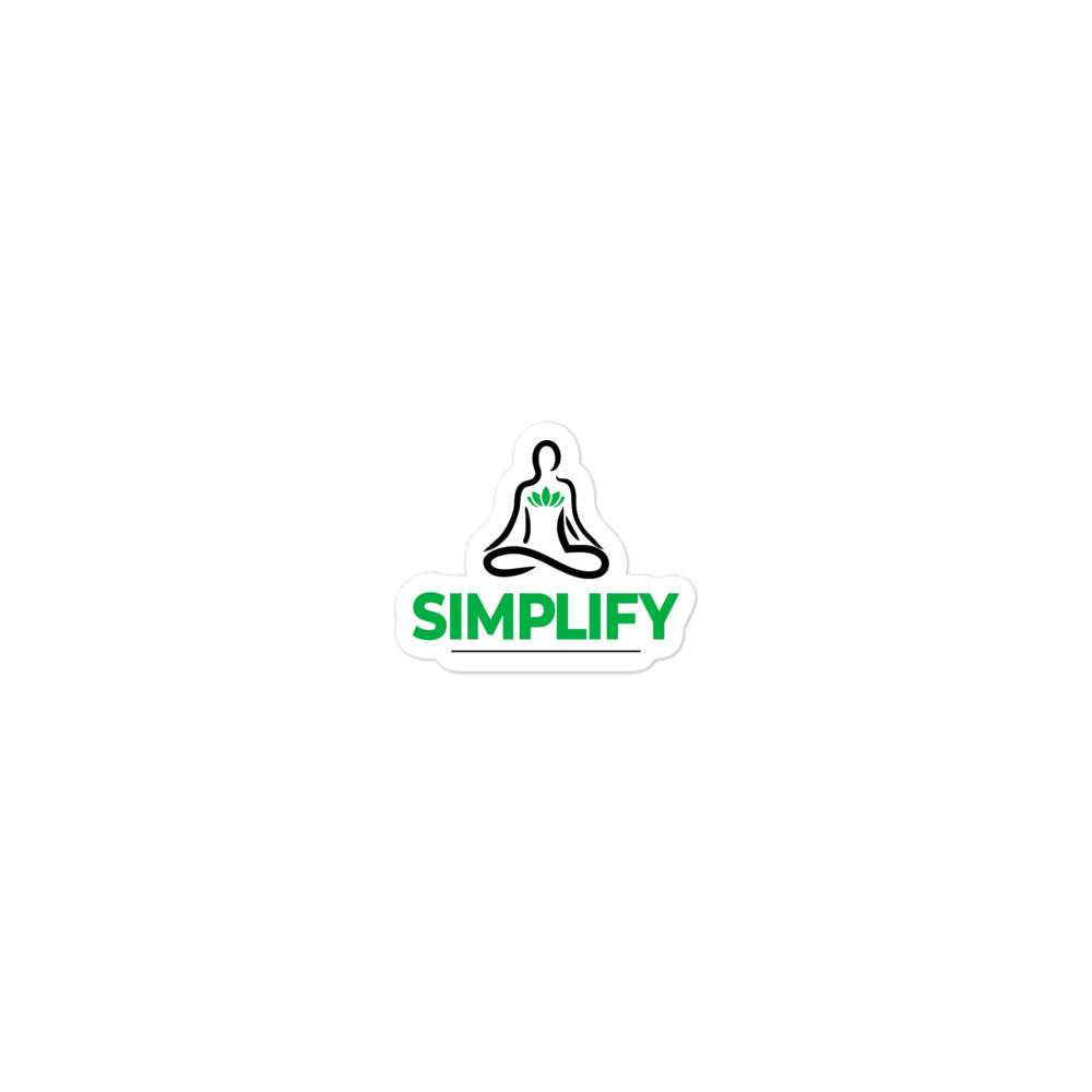 SIMPLIFY - Bubble-free stickers