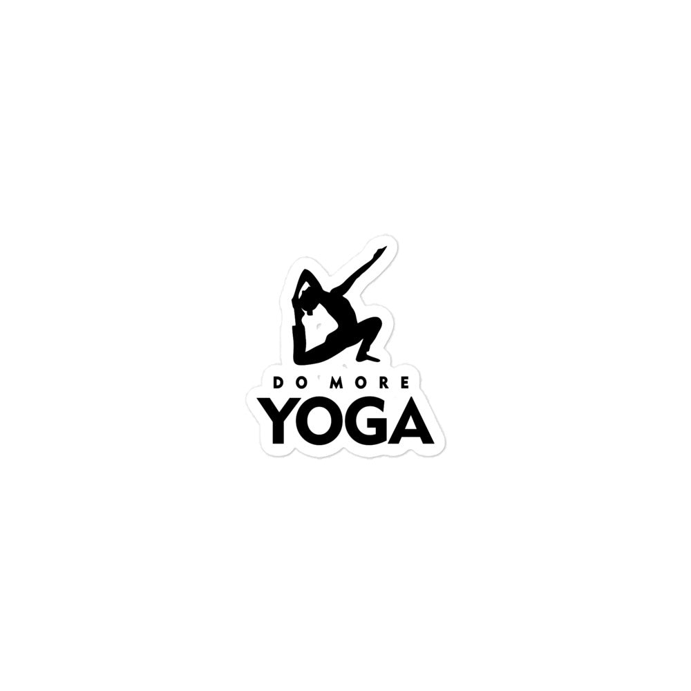 DO MORE YOGA - Bubble-free stickers