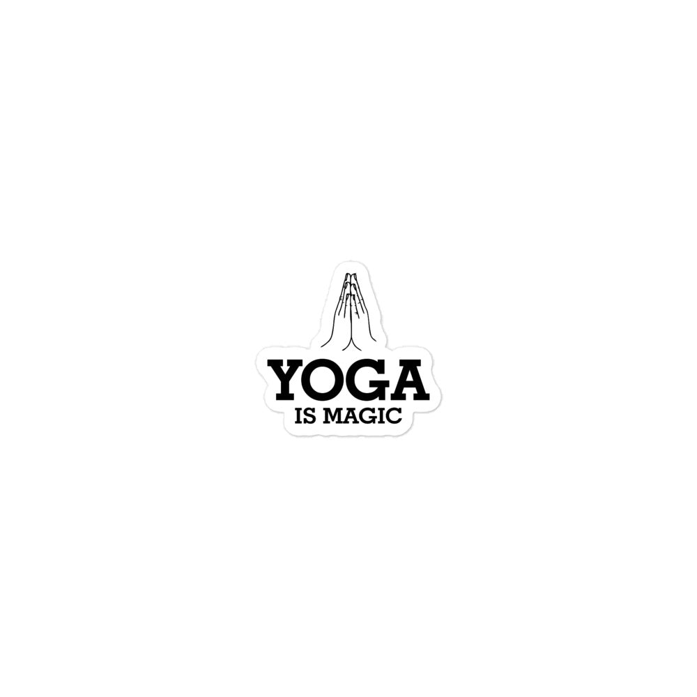 YOGA IS MAGIC - Bubble-free stickers