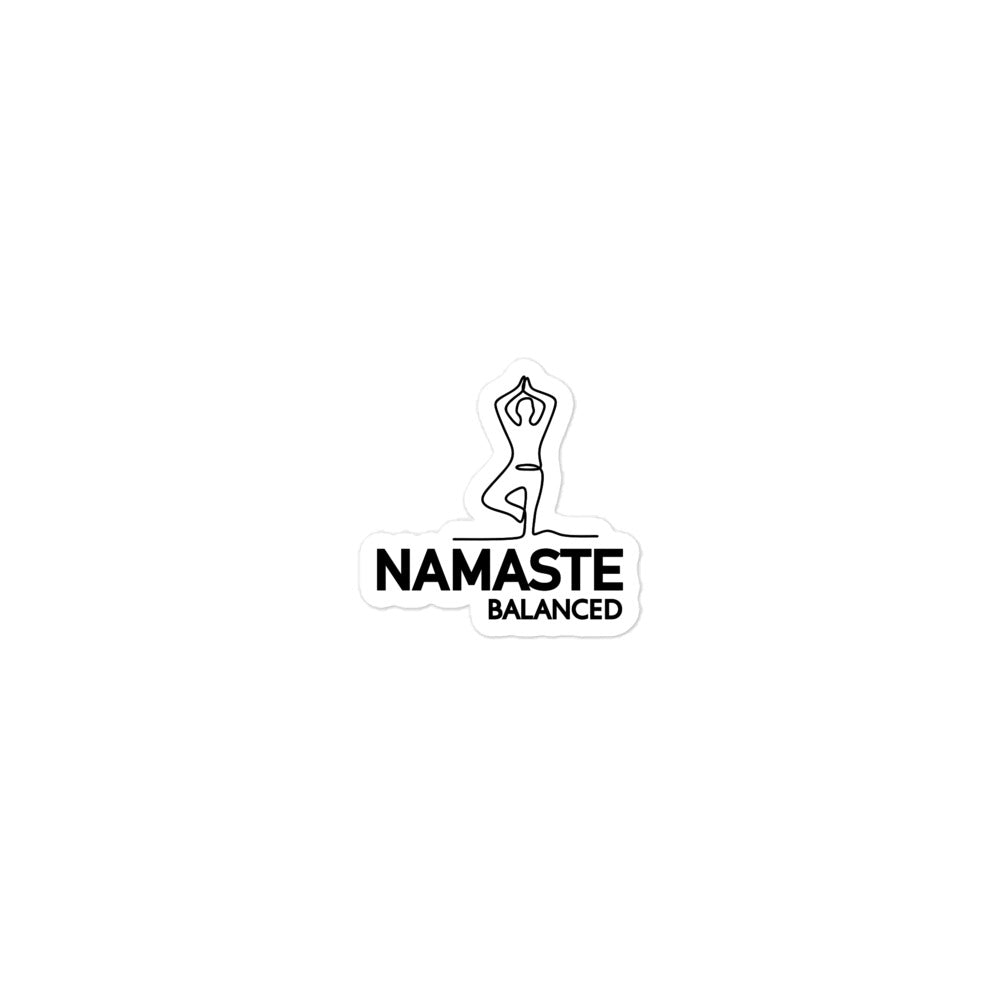 NAMASTE BALANCED - Bubble-free stickers