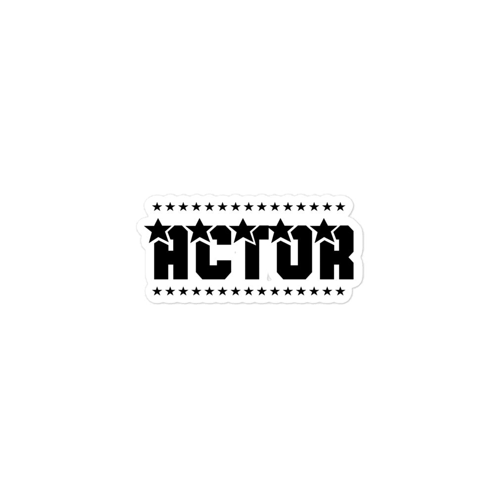 ACTOR - Bubble-free stickers