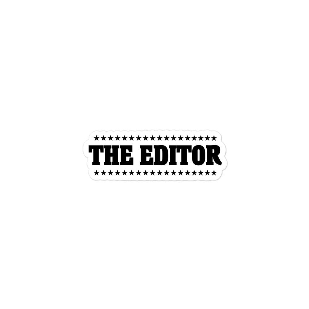 THE EDITOR - Bubble-free stickers