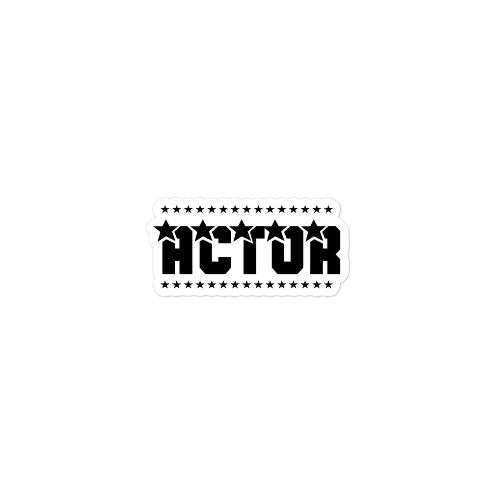 ACTOR - Bubble-free stickers