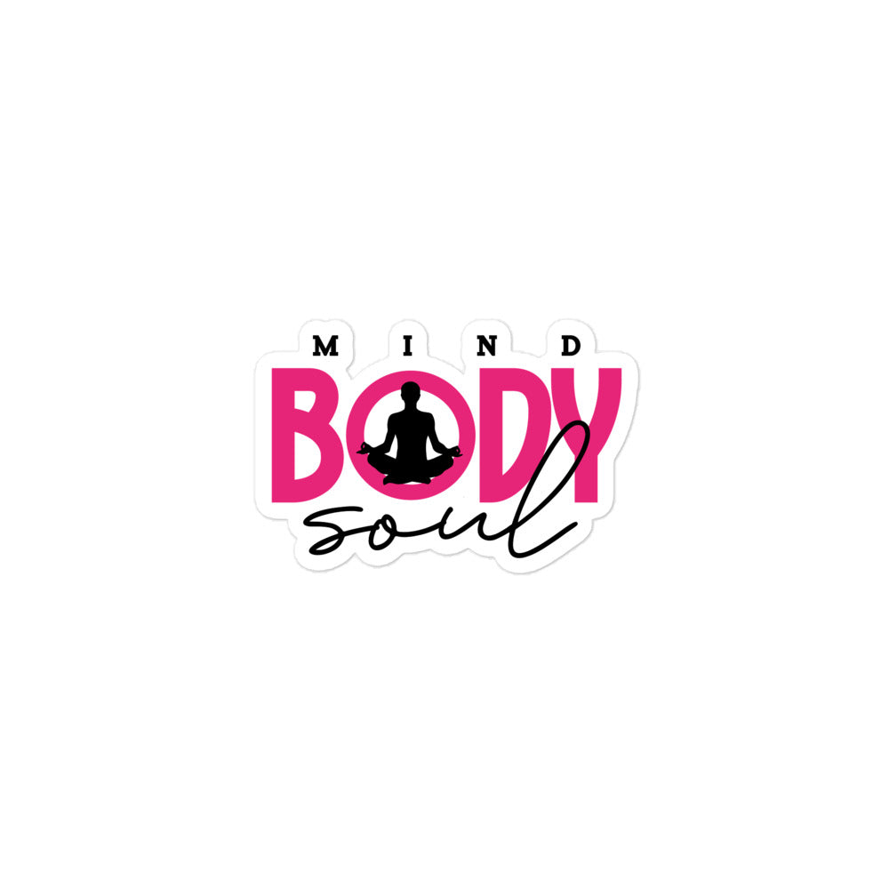 MIND BODY SOUL - Bubble-free stickers