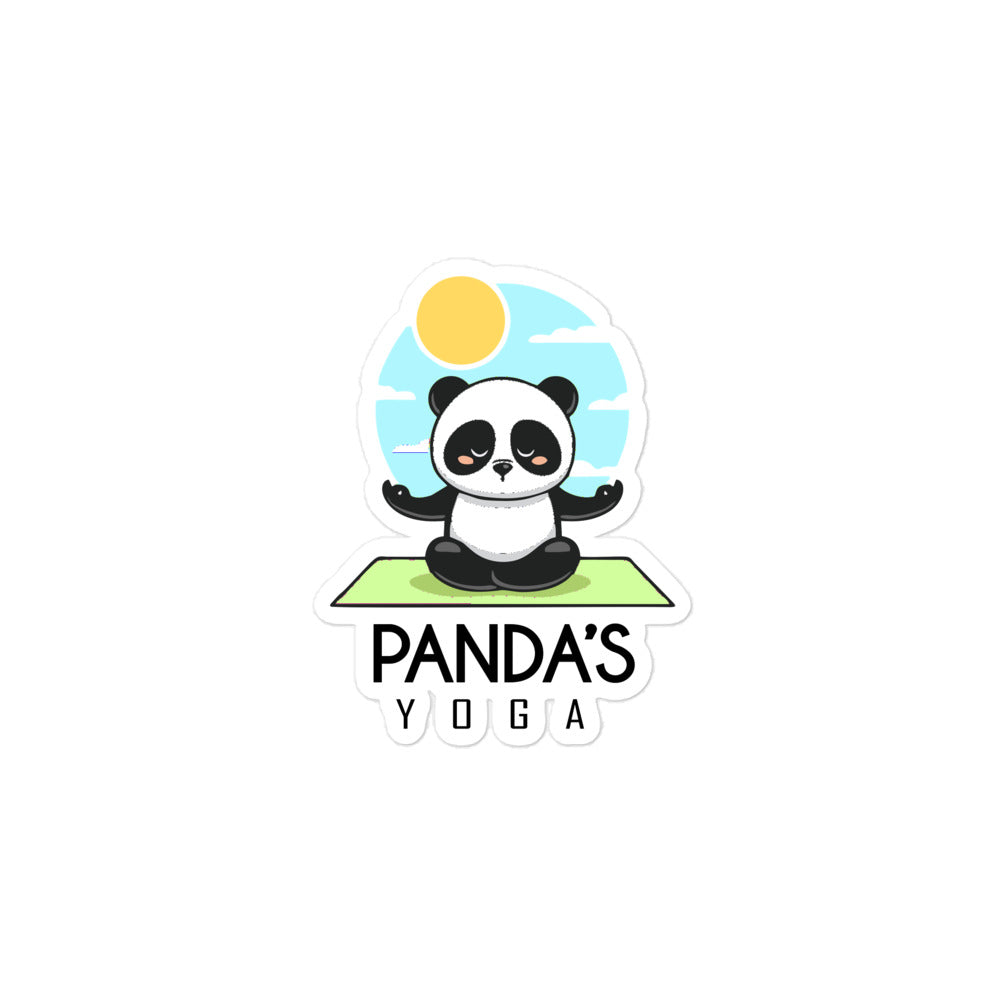 PANDA'S YOGA - Bubble-free stickers