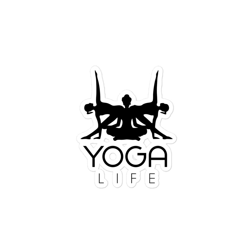 YOGA LIFE - Bubble-free stickers