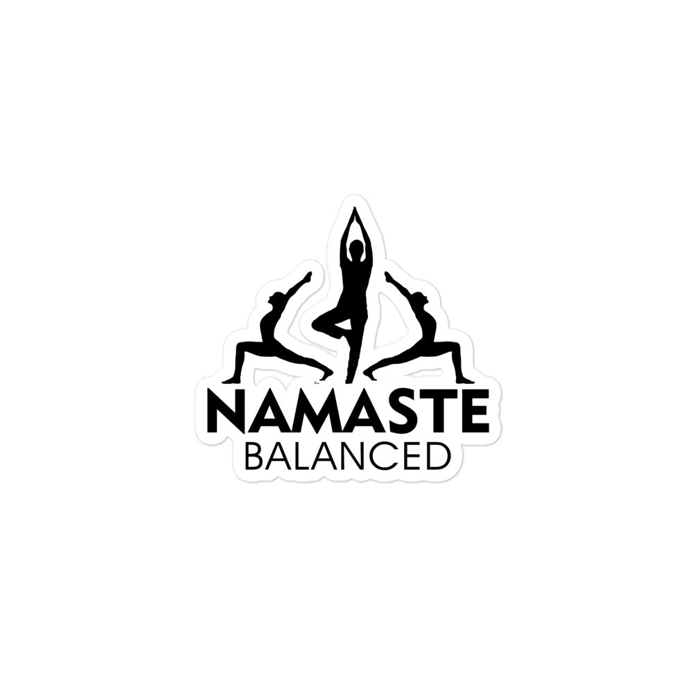 NAMASTE BALANCED - Bubble-free stickers