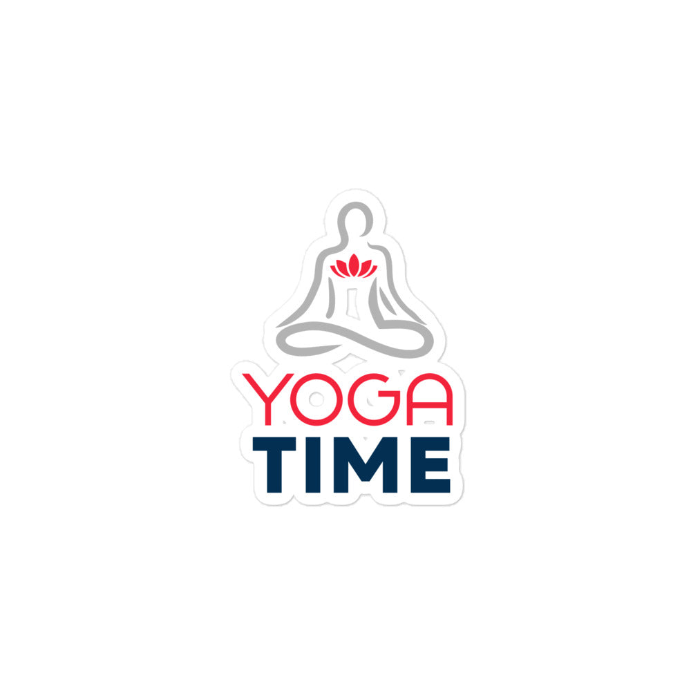 YOGA TIME - Bubble-free stickers